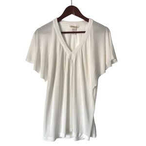 Joe's Butterfly Sleeve White Shirt - NWOT